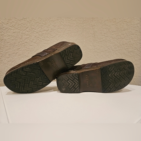 Dansko Brown Leather Clogs - Picture 4 of 7